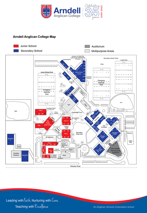 2026 Arndell Map with Rooms Names for Students FINAL